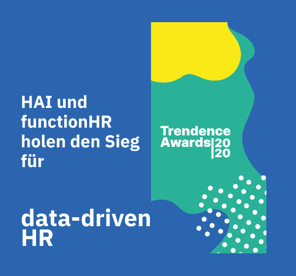 functionHR gewinnt mit HAI den Trendence Awards 2020 für data-driven HR